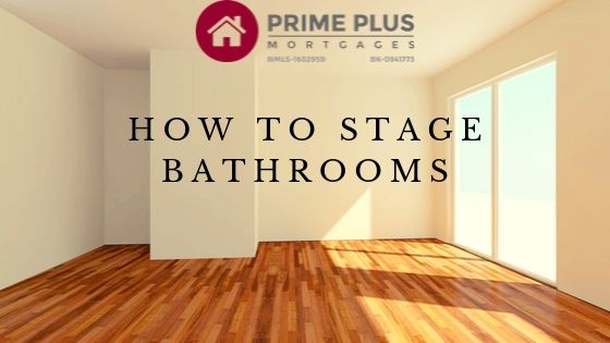 how to stage a bathroom