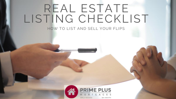 real estate listing checklist